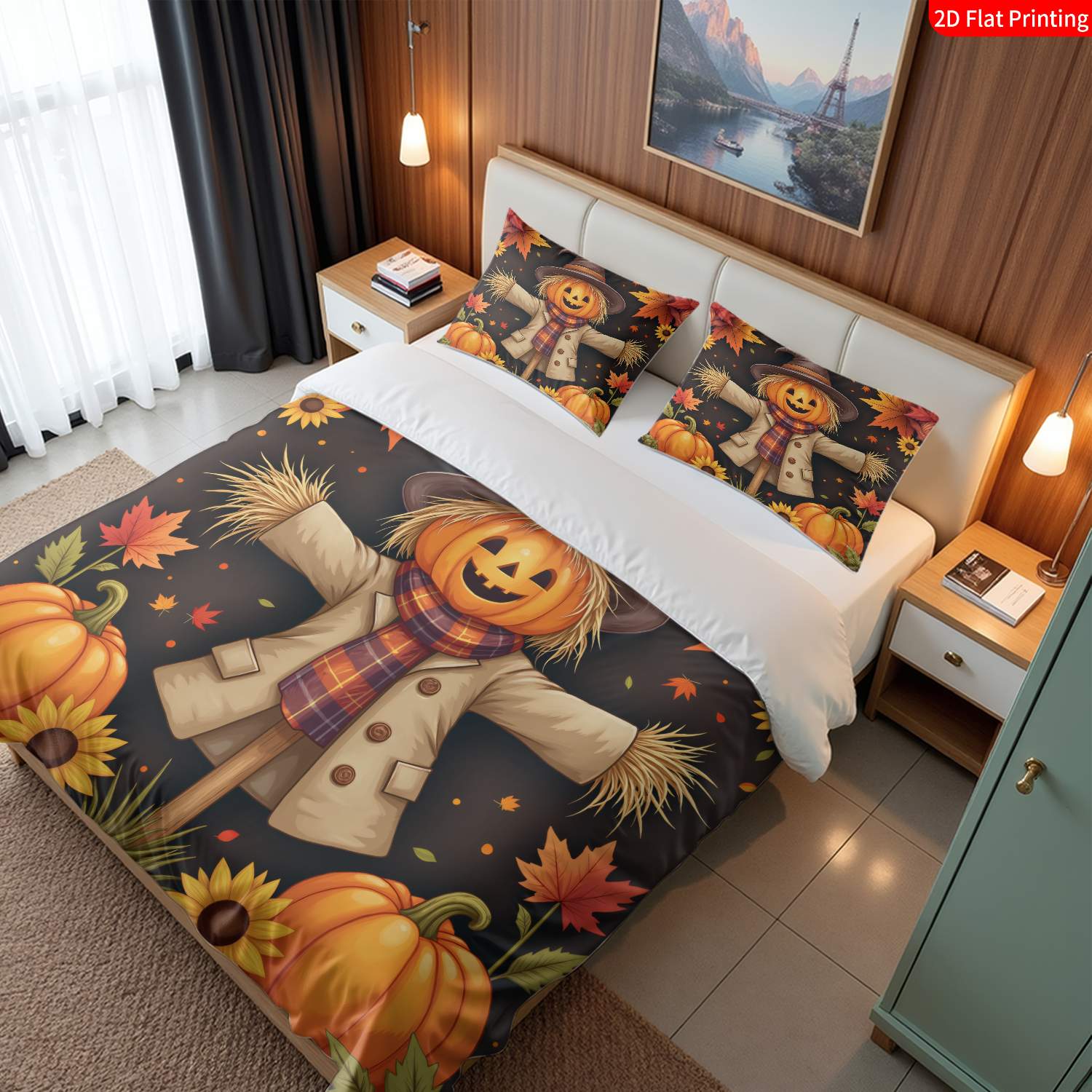 Duvet Cover Sets With Zipper - Yastık Kılıflı Nevresim Takımı, Üç Parçalı