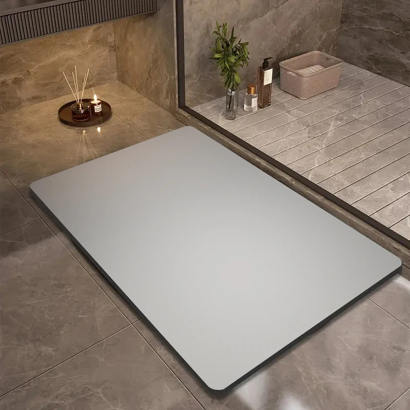 Quick Dry Diatomite Bath Mat - VIKAMA Diatomit Banyo Paspası Düz ​​Renk