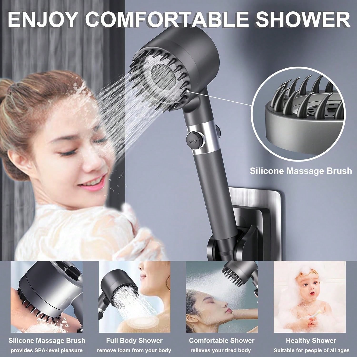 Yüksek Basınçlı El Tipi Duş Ba - High Pressure Shower Head Handheld incelemesi ve fiyatı