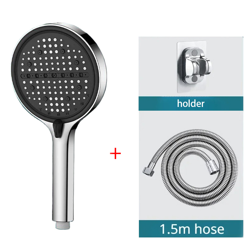 3 adet banyo duş başlığı gümüş - High Pressure Shower Head Handheld incelemesi ve fiyatı