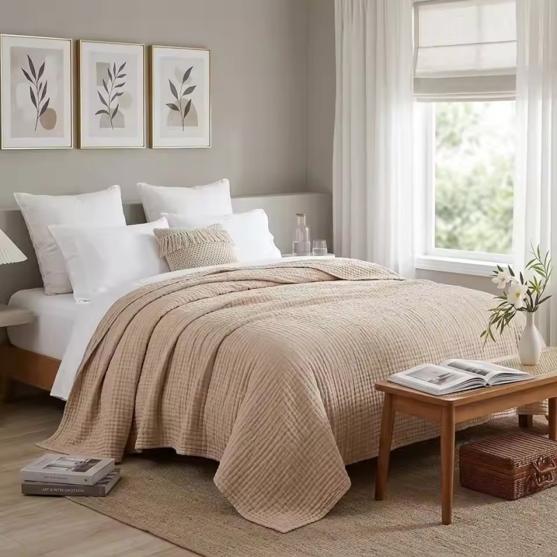 6 Katmanlı Pamuklu Muslin Batt - Muslin Cotton Bedspread incelemesi ve fiyatı