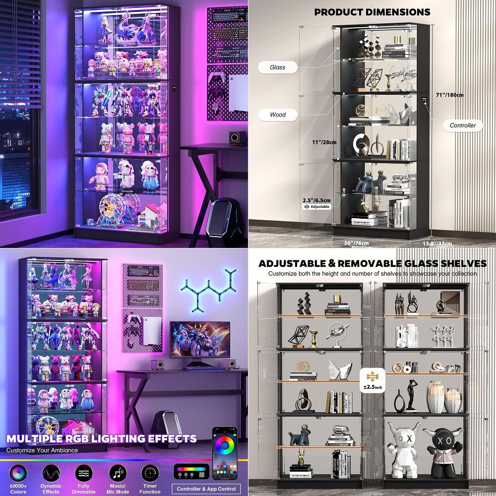 Cam Kapılı Vitrin, 6 Katlı 71  - Lighting incelemesi ve fiyatı