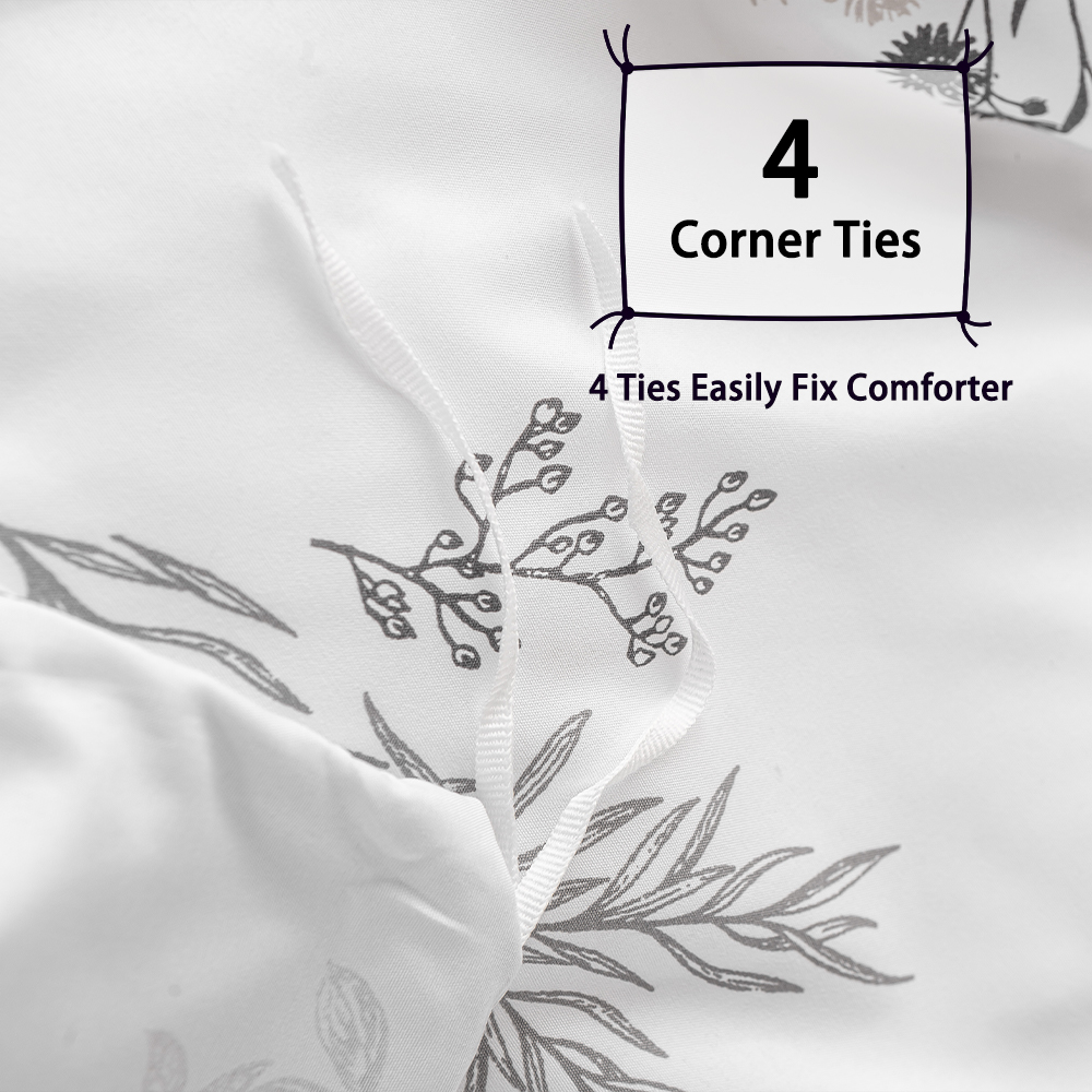 3 Parça Zarif Çiçek Desenli Ne - Aesthetic Floral Duvet Cover incelemesi ve fiyatı
