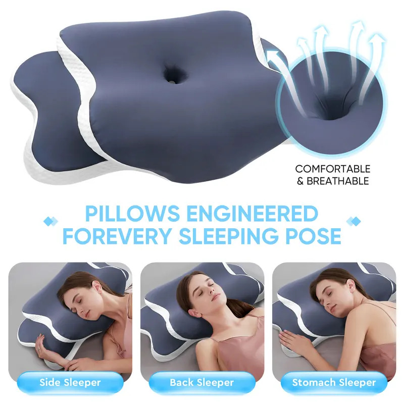 Hafızalı Köpük Yastık Servikal - Memory Foam Orthopedic Pillow Neck Pain incelemesi ve fiyatı