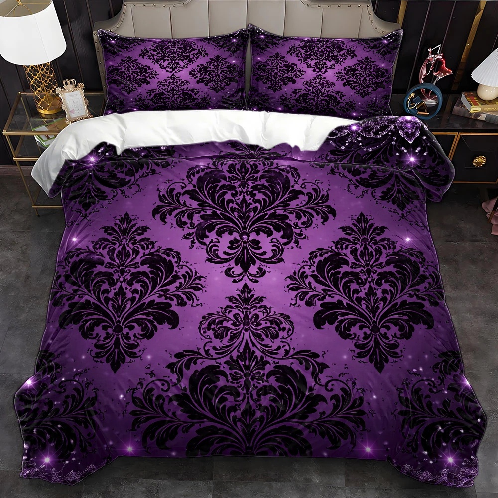 Hafif Lüks Çiçek Desenli 3 Par - Duvet Cover Sets With Zipper incelemesi ve fiyatı