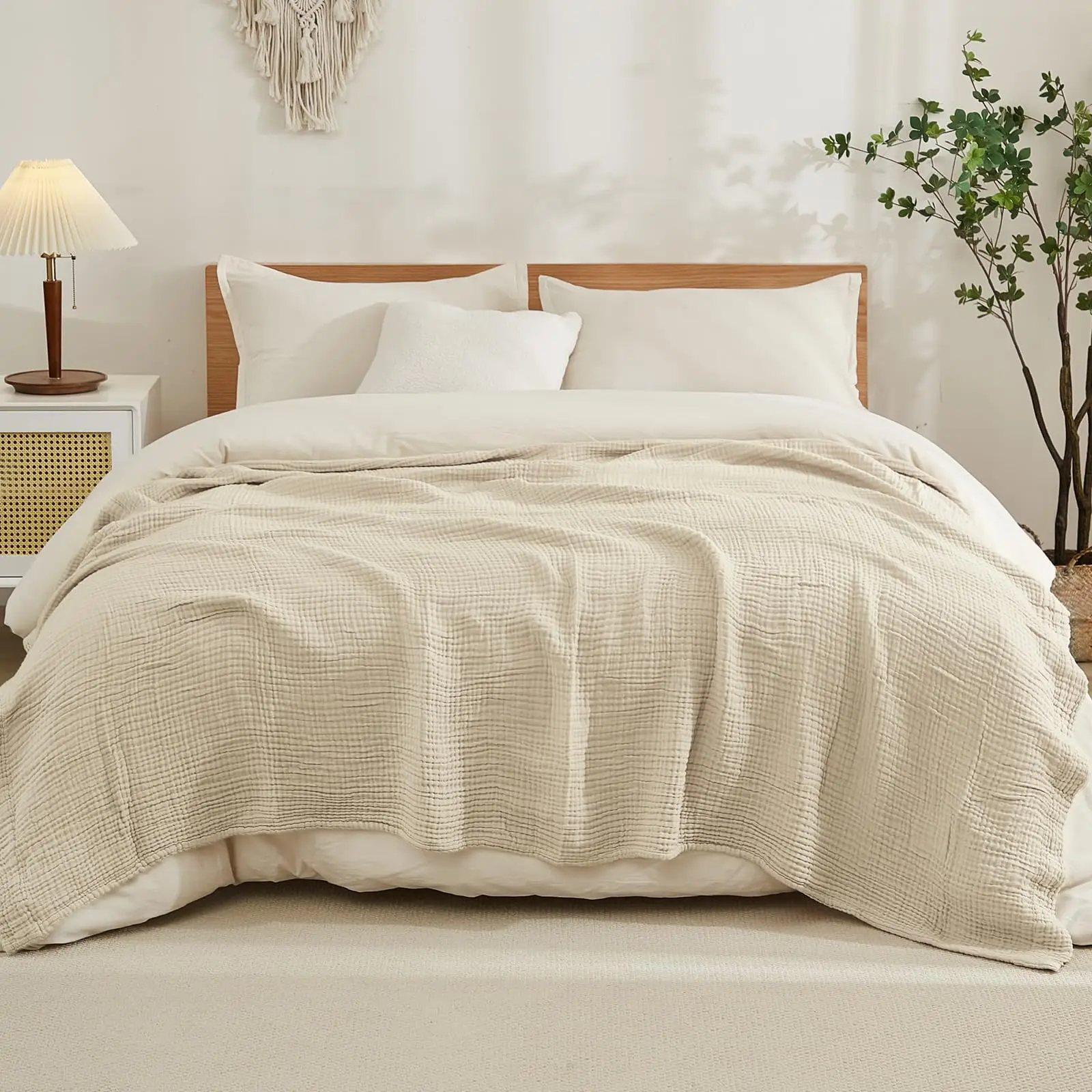 Yatak için %100 Pamuklu Battan - Muslin Cotton Bedspread incelemesi ve fiyatı