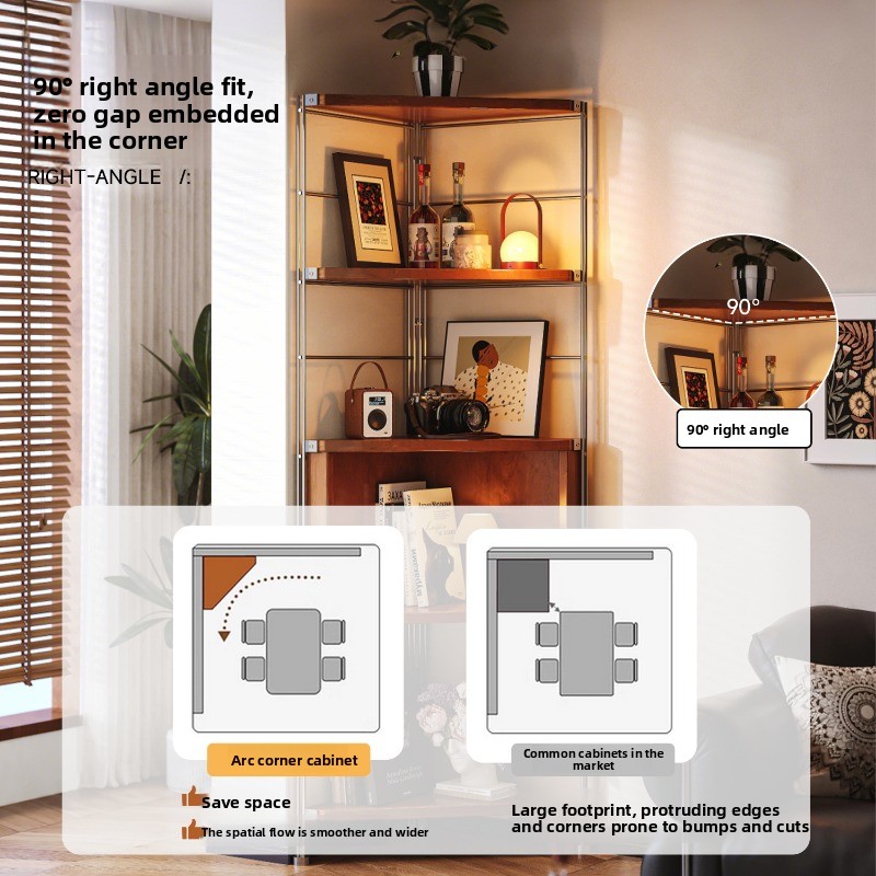 Köşe Ortaçağ Rafı, Üçgen Salon - Storage & Organization incelemesi ve fiyatı