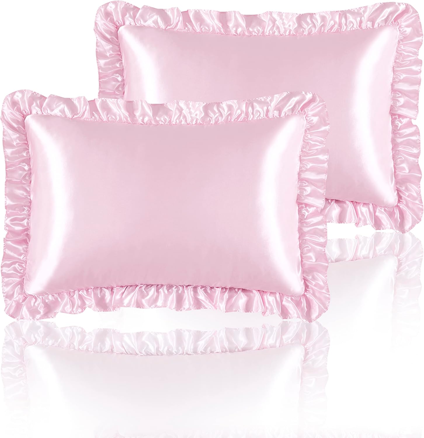2 adet saten fırfırlı yastık k - Satin Silk Pillowcase Hair Skin incelemesi ve fiyatı