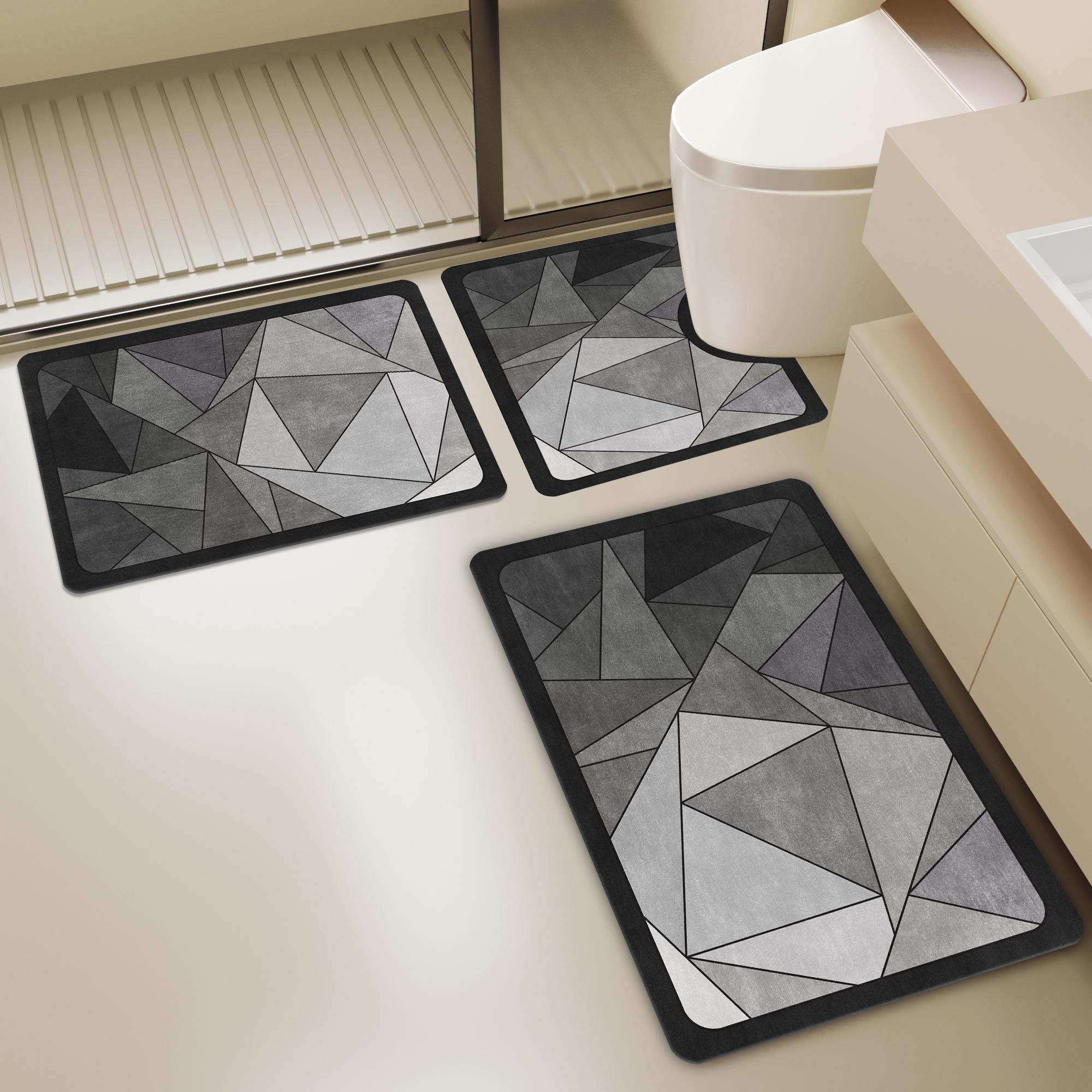 3 Parçalı Banyo Paspas Seti Ka - Quick Dry Diatomite Bath Mat incelemesi ve fiyatı