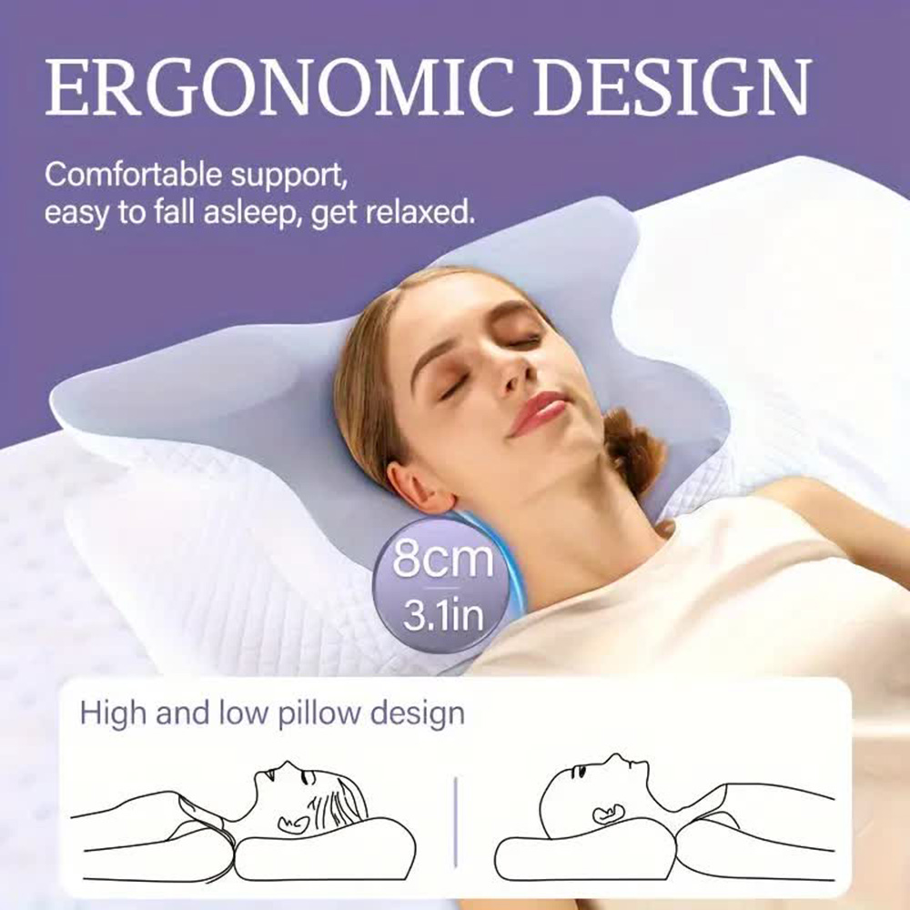 Bellek Köpük Yastıklar Kelebek - Anti Snore Contour Pillow incelemesi ve fiyatı