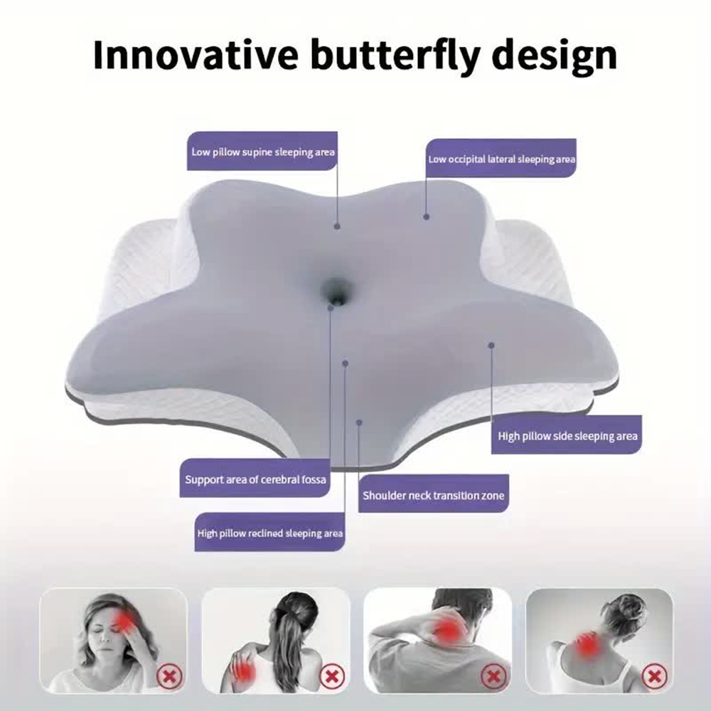 Bellek Köpük Yastıklar Kelebek - Anti Snore Contour Pillow incelemesi ve fiyatı